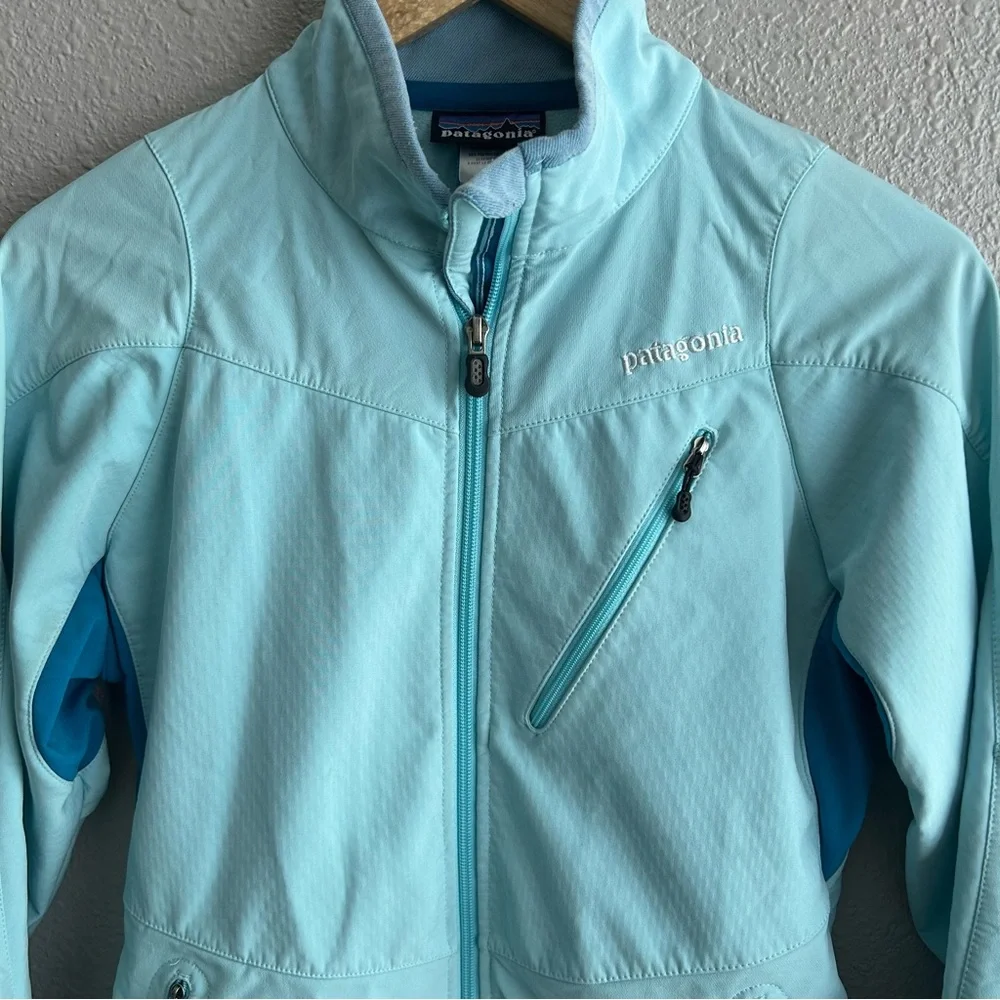 Patagonia Integral Aqua‎ Unlined Windbreaker Zip Up Jacket